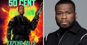 50 Cent Criticizes his Own ‘Expend4ables’ Poster: ‘Did We Run Out of Money?’