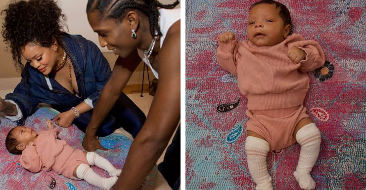 Rihanna and A$AP Rocky Share First Look at Baby Riot Rose in Heartwarming Family Photoshoot