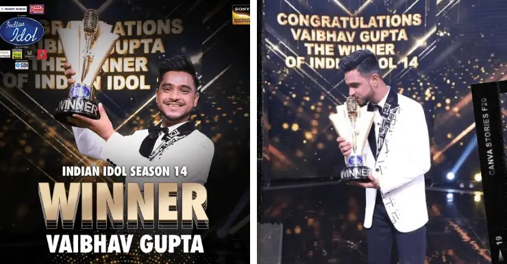 Vaibhav Gupta Wins Indian Idol 14, Gets Rs. 25 Lakhs and a Brand New Car